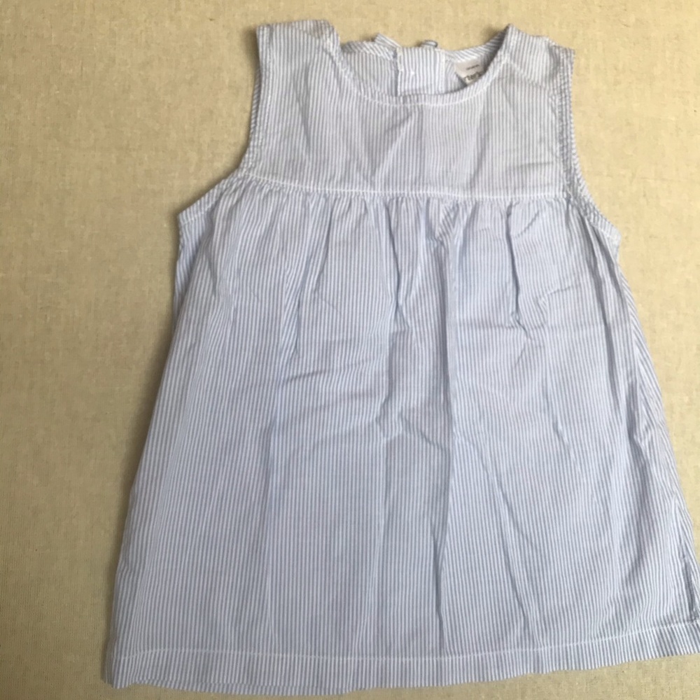 Girl’s Striped Sleeveless Shirt